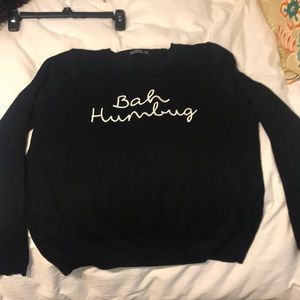 Black sweater